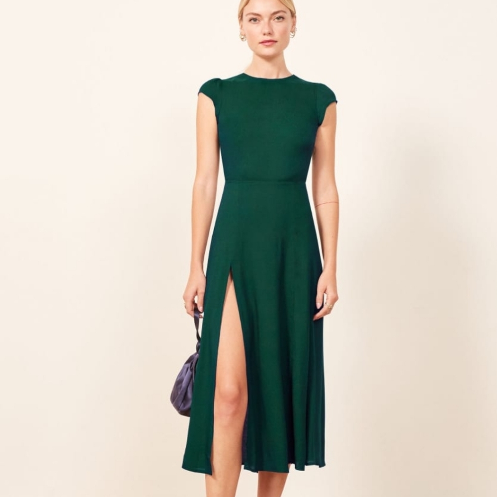 Final $ NWT Reformation Gavin Dress Size 2 Green